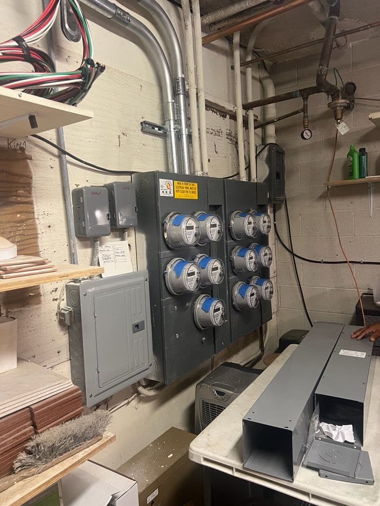 Gallery photos for Santa Monica's 11 Gang Meter Upgraded to 400 Amp: Image #1